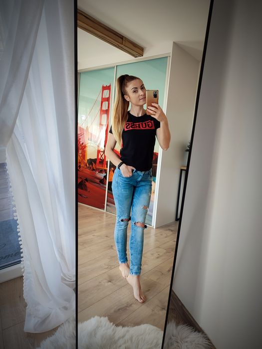 Spodnie jeansowe jeansy Zara