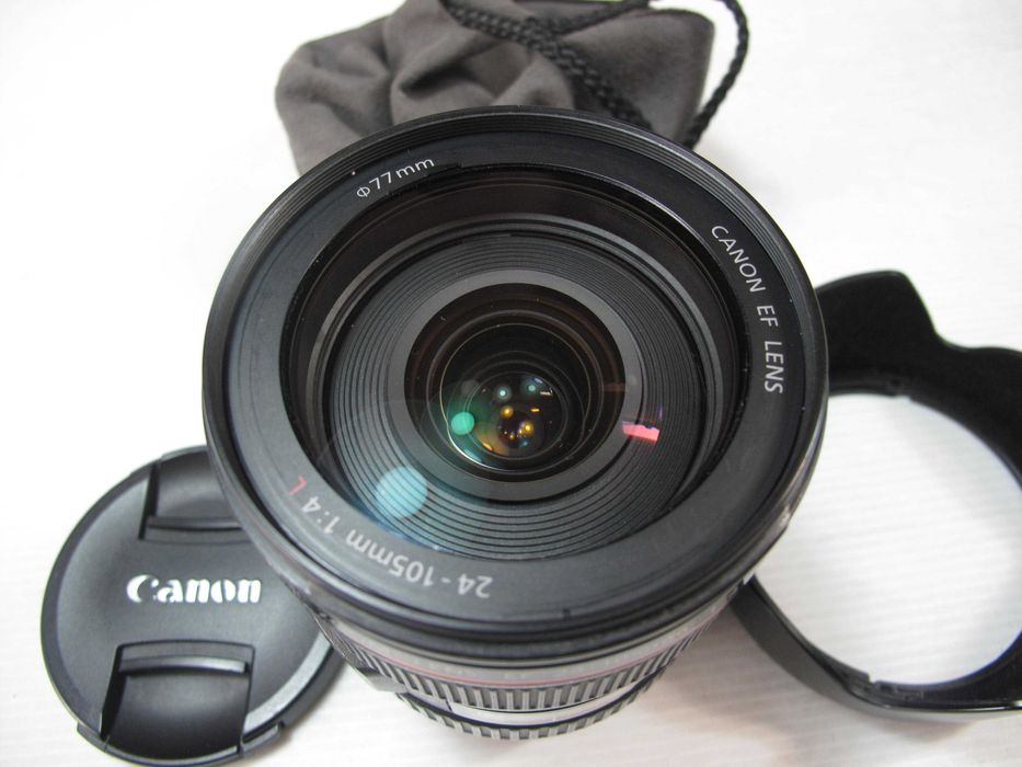 Canon 24-105 L IS tudo excelente condição como se pode ver nas fotos