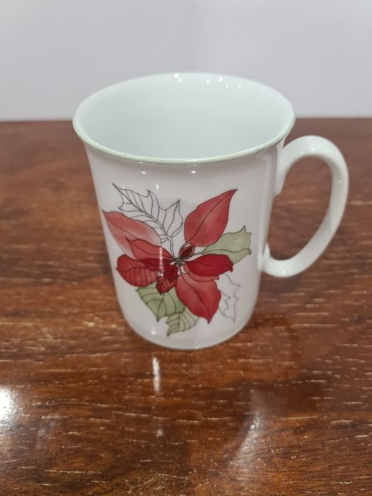 Spal prato e caneca Flor de Natal