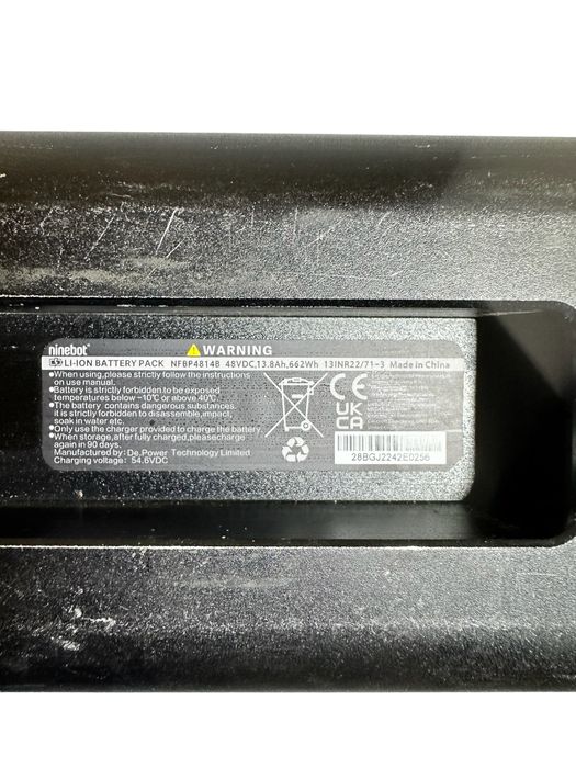 Акумулятор для Велосипеда 48v 14ah (під демонтаж)
