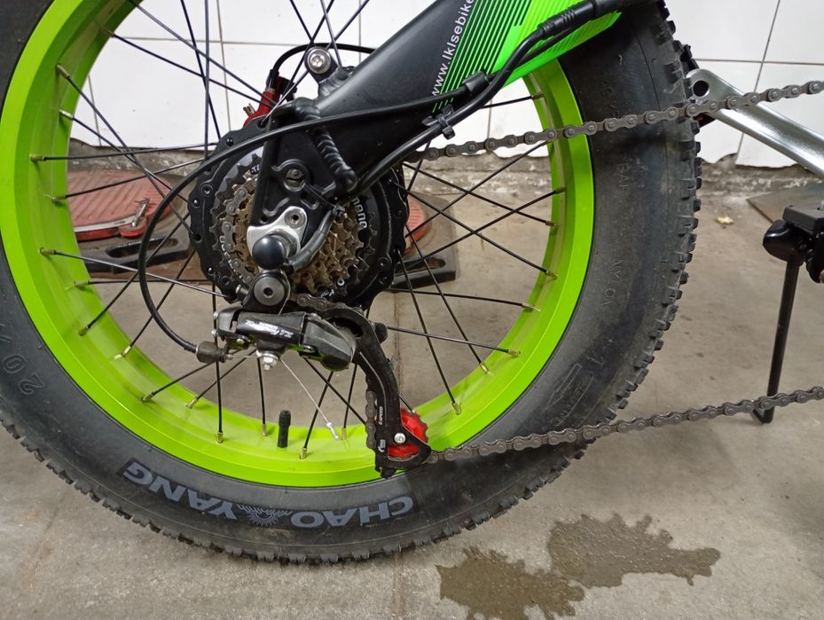 lankeleisi x2000 plus black green rower elektryczny 45km/h