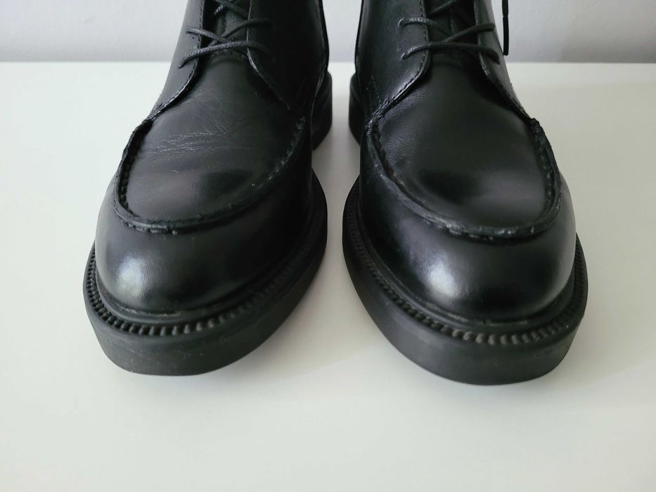 Vagabond botki Alex czarne skóra naturalna skórzane 38 goth boho retro
