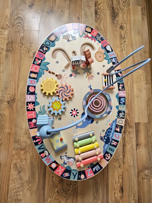 Stolik edukacyjny drewniany Mamabrum