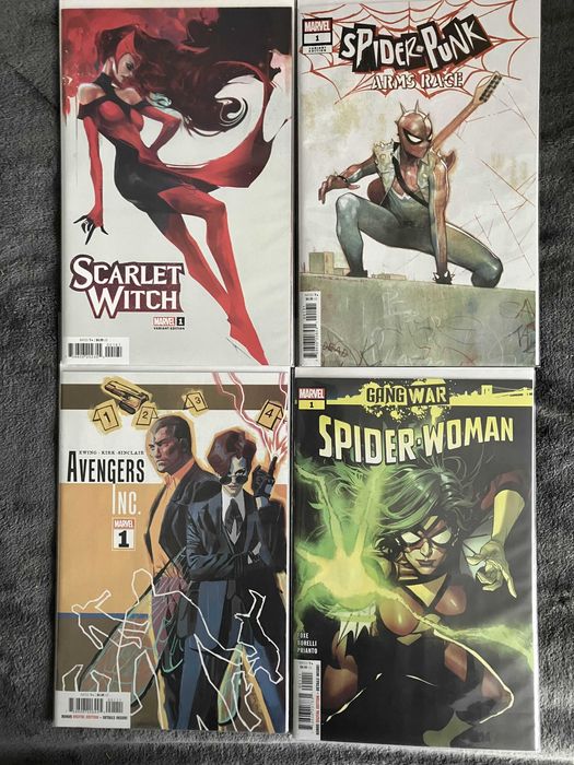 komiksy marvel - x-men, avengers, daredevil, scarlet witch