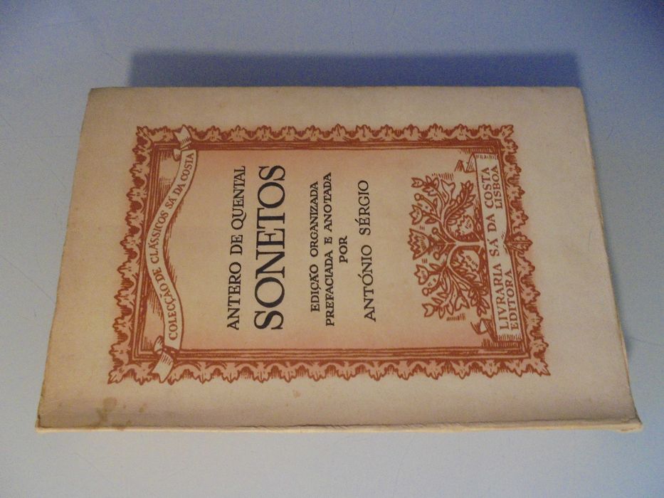 Sérgio (António,Organização);Antero de Quental-Sonetos
