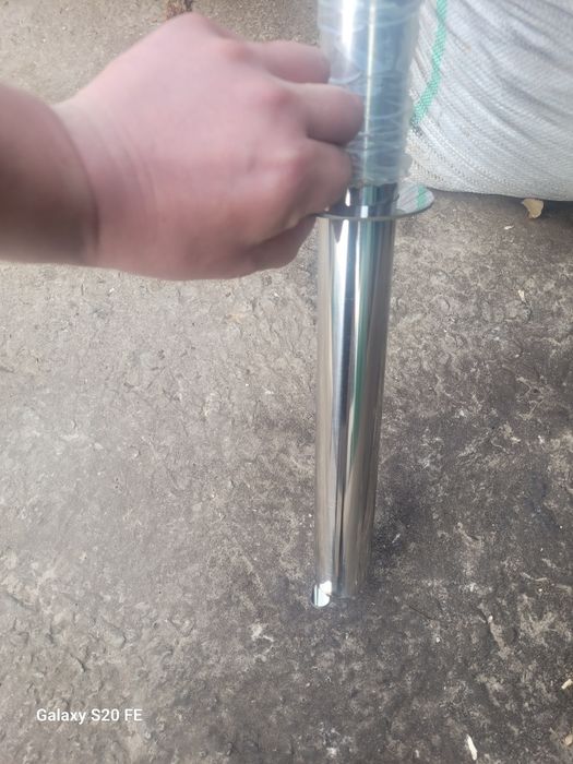 Флагшток на могилу з нержавіючої сталі