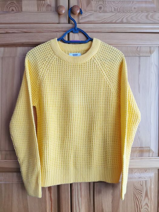 Żółty Sweter Cropp XS jak nowy