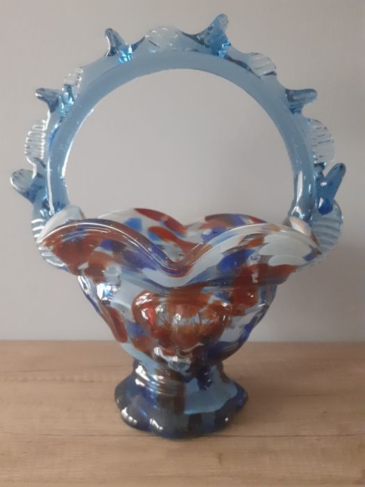 Szklany koszyk prl prl prl