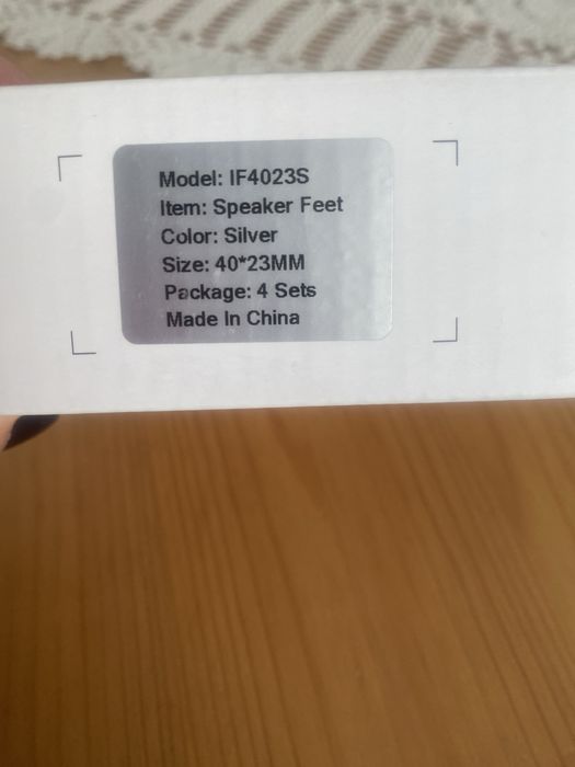 Nóżki antywibracujne uniwersalne