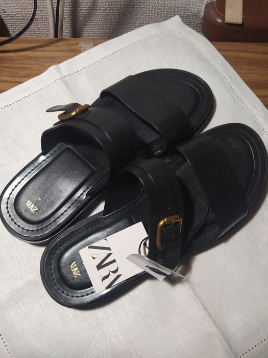 Сандалии женские, новые, кожаные Zara, размер 41,5-42