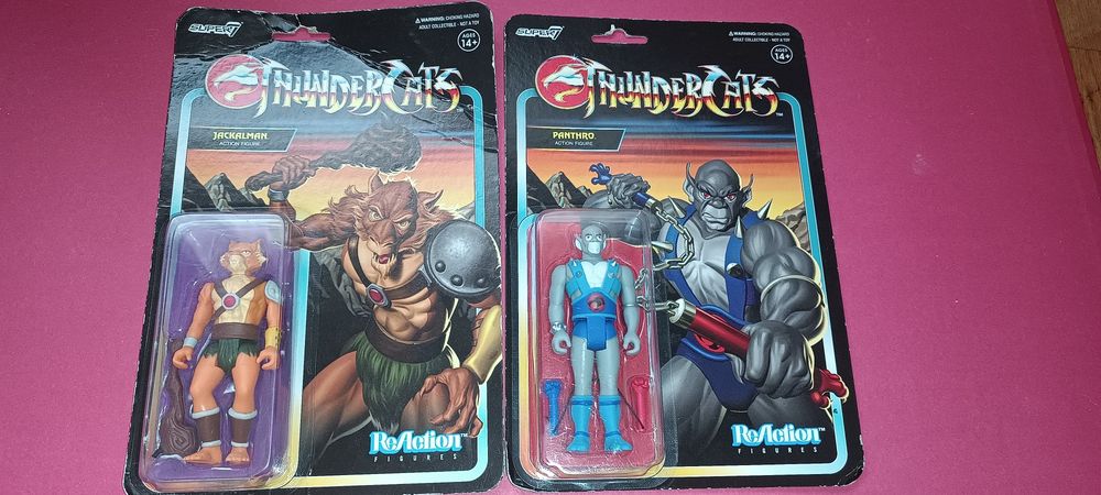 2 figuras brinquedo Super 7 THUNDERCATS Ano 2020