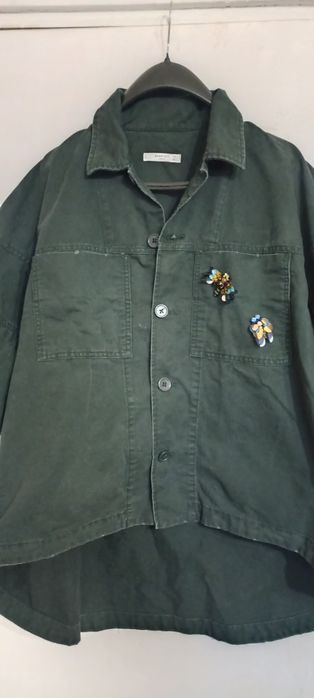 Джинсовий жіночий піджак Zara