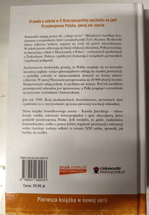 Epoka hipokryzji. Seks i erotyka w przedwojennej Polsce. Kamil Janicki