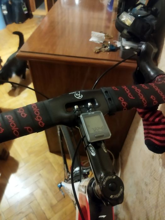 Шоссейный карбоновый руль дуалы и вынос