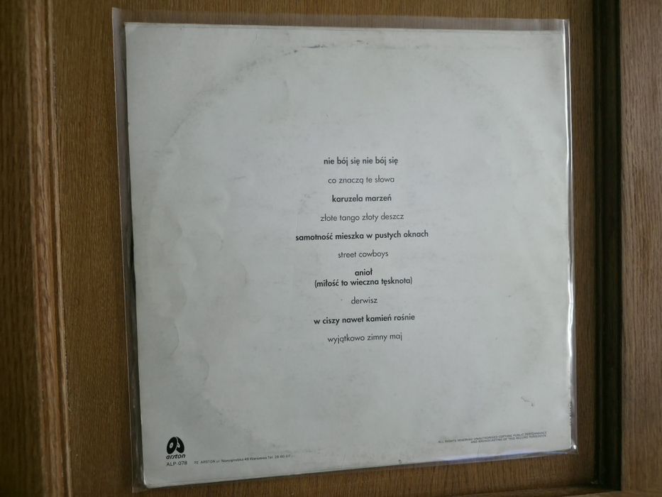 Maanam - Derwisz I Anioł . Płyta winylowa . 1 wydanie .