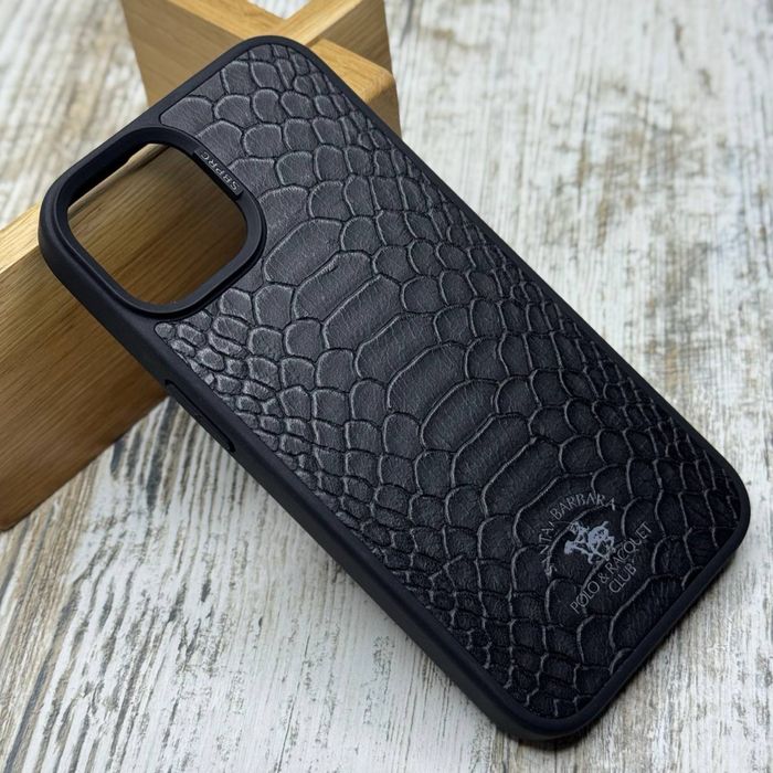 Чехол премиум кожа POLO Knight на iPhone 15 Pro Max/ 15/ 14 Чохол шкіра