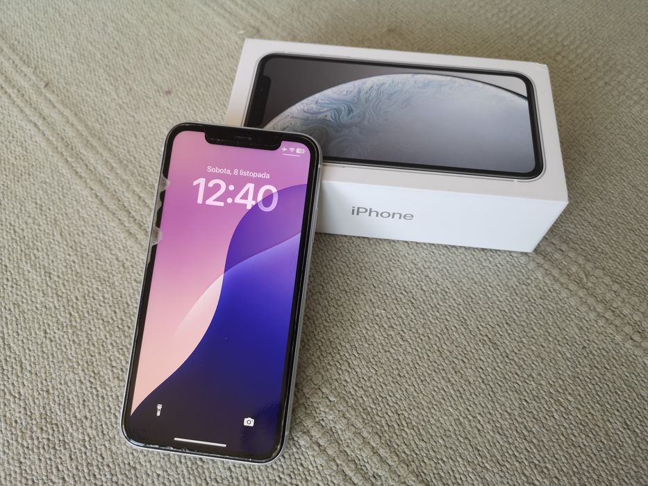 iPhone Xr 128GB oryginalna bateria 86%