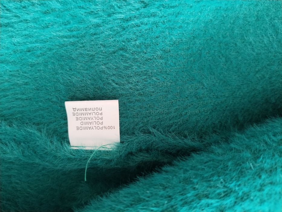 Alpaka z kapturem zielona uni