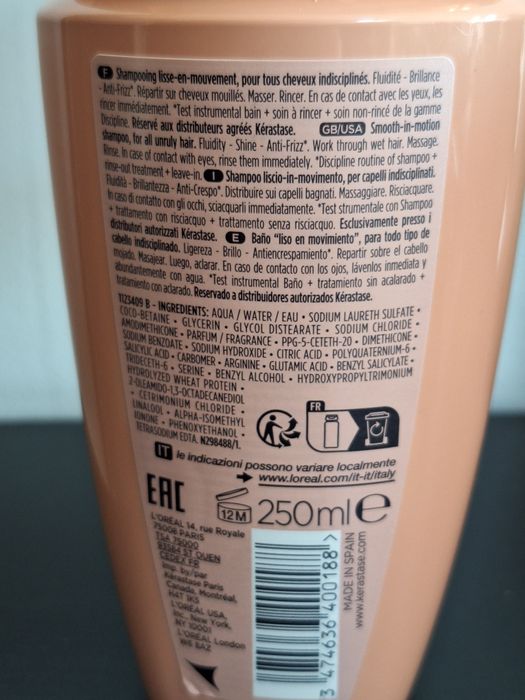 Sprzedam szampon Kerastase Discipline Dyscyplinujący 250ml