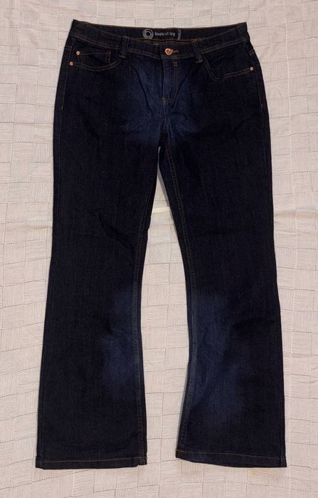 vintage dark blue bootcut jeans, джинси буткат, фларед, кльош