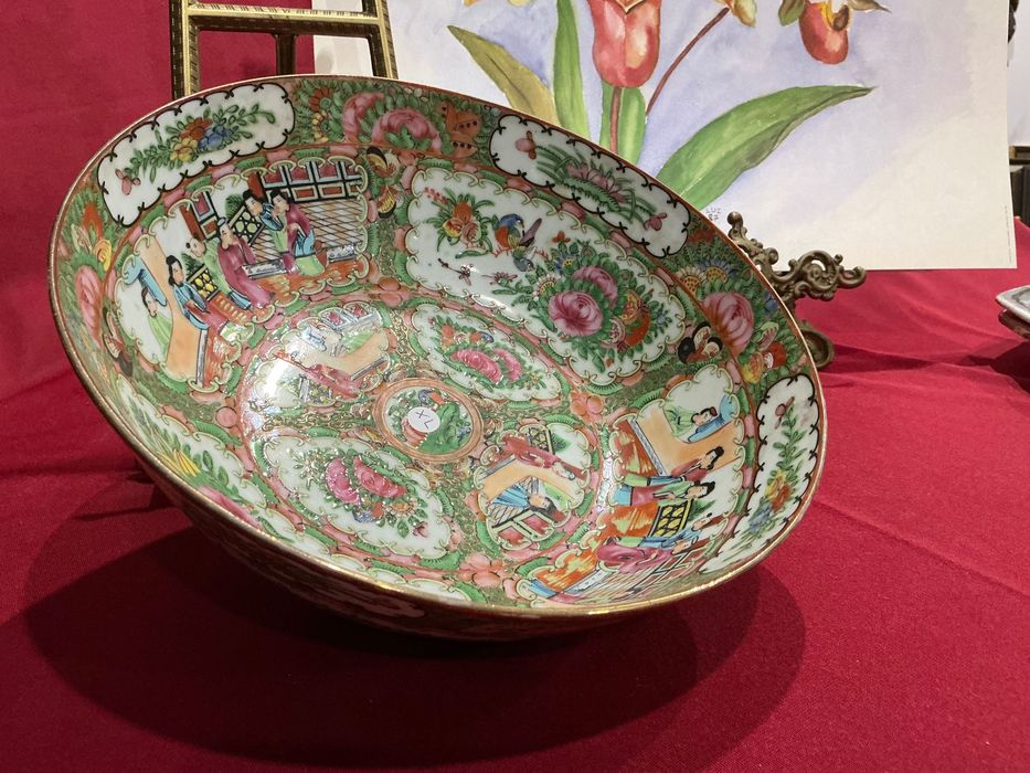 Fruteira oriental com 25 cm porcelana.  Anúncios abaixo