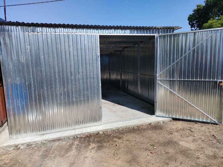 Garaż blaszany 4x5!Garaż blaszak!PRODUCENT!Garaże!Blaszaki 4x4 3x5 6x6