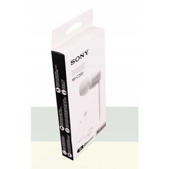 Słuchawki bezprzewodowe bluetooth dokanałowe z mikrofonem SONY WI-C200