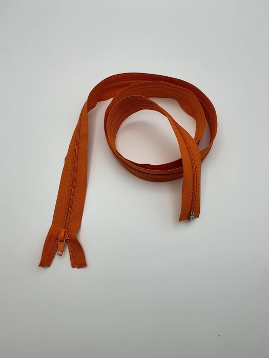 Zamek suwak żyłka 112 cm.pomarańcz