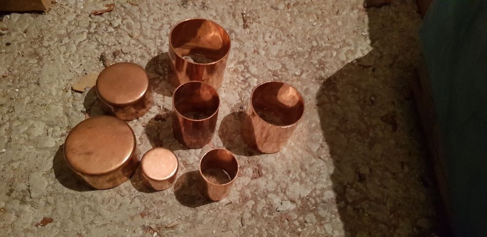 Kształtki miedziane do lutowania (kolano, mufa, redukcja) 42 -76 mm