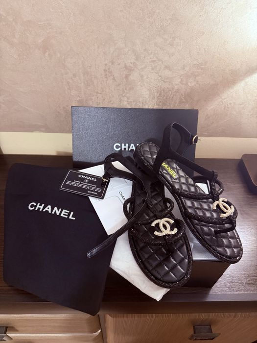 Мюлі шлёпки  балеткі жіночі Chanel