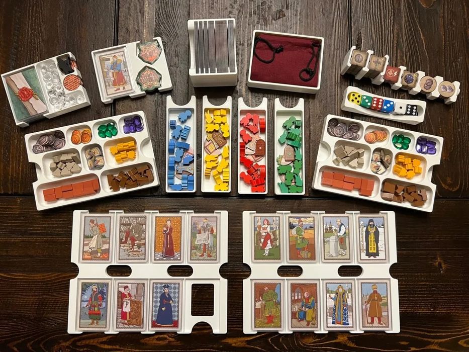 Inserts Para jogos de tabuleiro em 3D