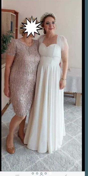 Suknia ślubna prosta