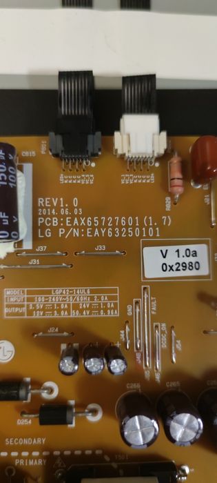 LG 42ub820 zasilacz telewizora