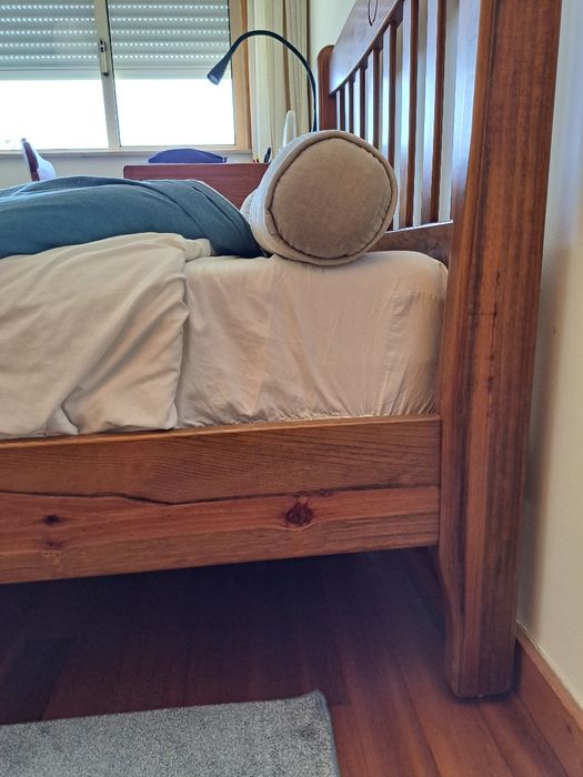 Cama solteiro estilo cerne