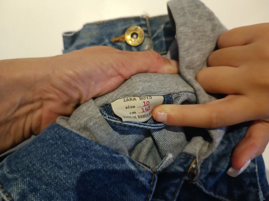 Casaco de ganga Zara boys menino 10 anos, 140cm