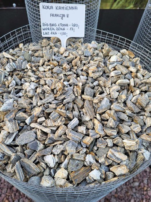 Grys do ogrodu kora kamienna gnejsowa 8, 11-32, 32-63 na rabaty opaski