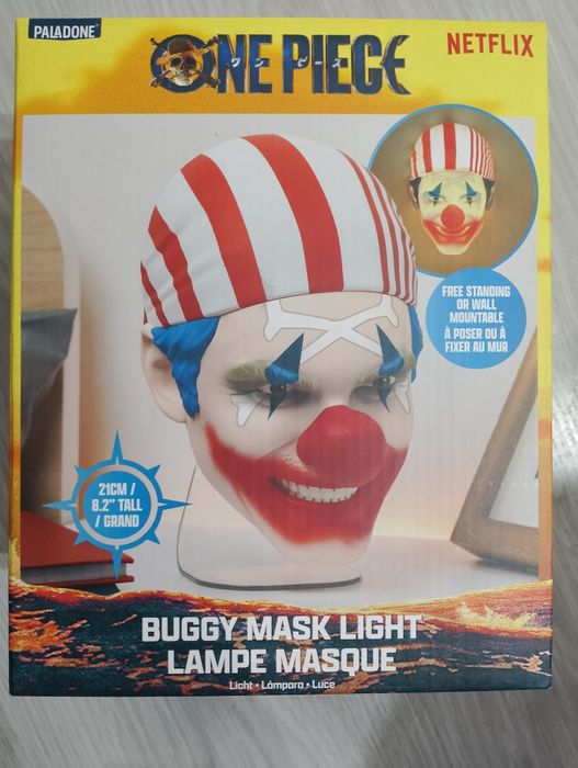 Lampa „One Piece” Buggy mask