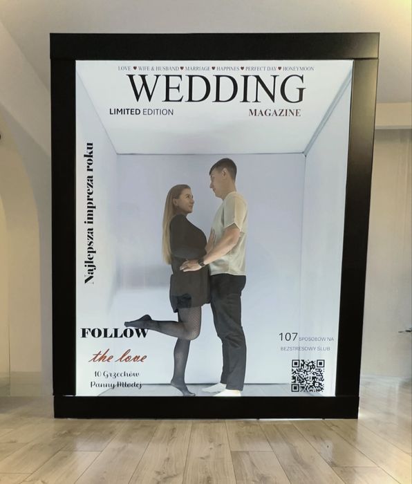 Photobox MAGAZINE Vogue wedding na urodziny, wesele, eventy, imprezy