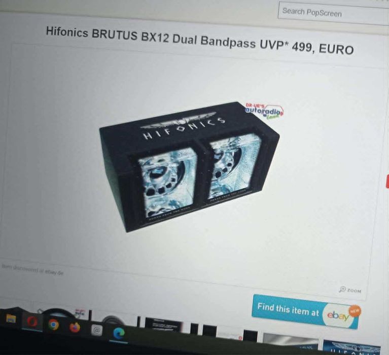 Subwoofer Tuba Skrzynia Basowa HIFONICS BRUTUS BX 12 DUAL USA 2 x 400RMS