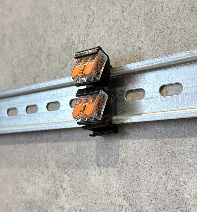 WAGO 221-413 adapter montażowy na szynę DIN 35 mm, 2 złączki