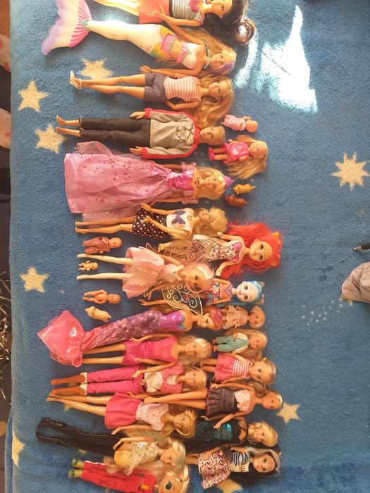 Zestaw lalek barbie i nie tylko