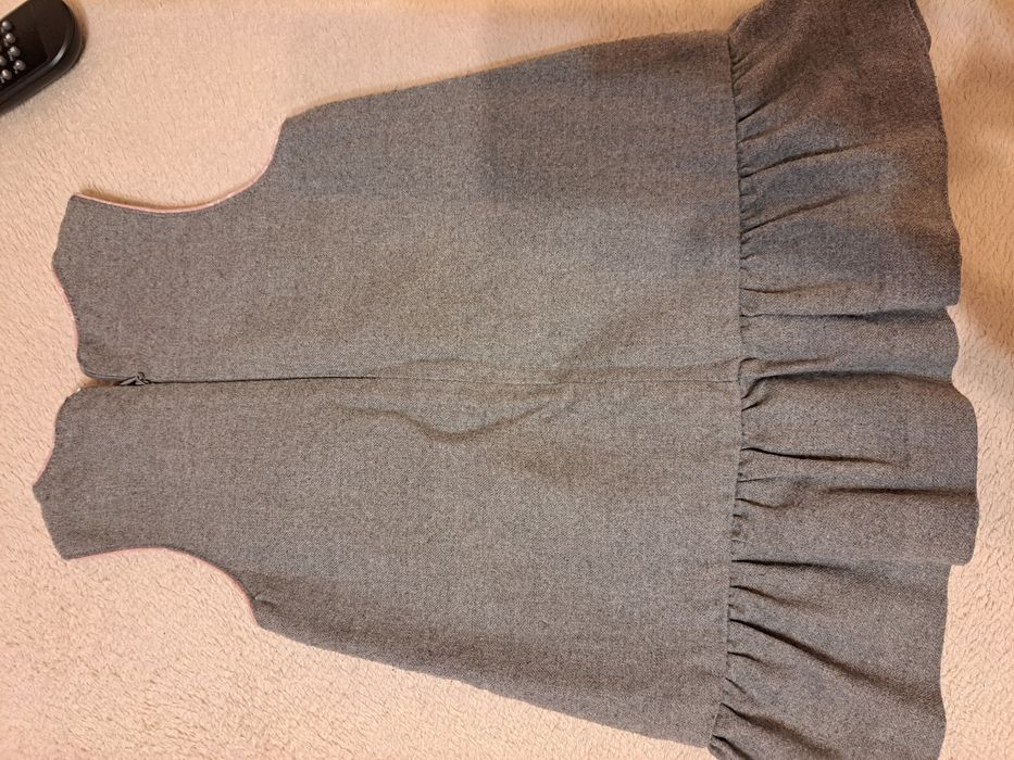 Sukienka 86-92 szara