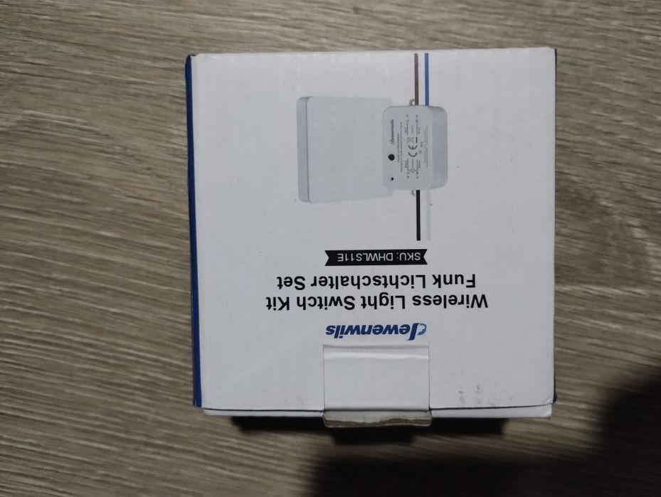 Продам комплект бездротового вимикача світла Dewenwils (модель DHWLS1