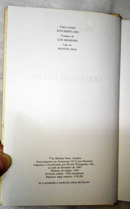 Livro Sexo com Êxito
