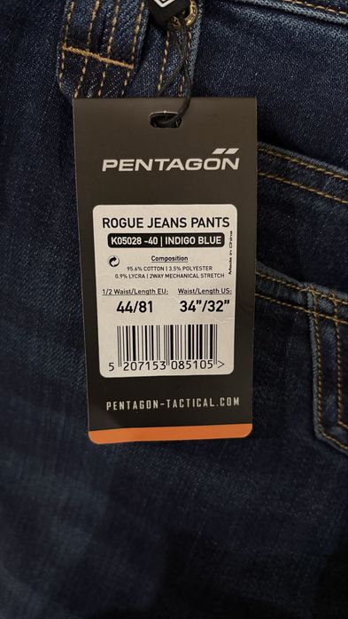 Штани Pentagon Rogue Jeans - Indigo Blue