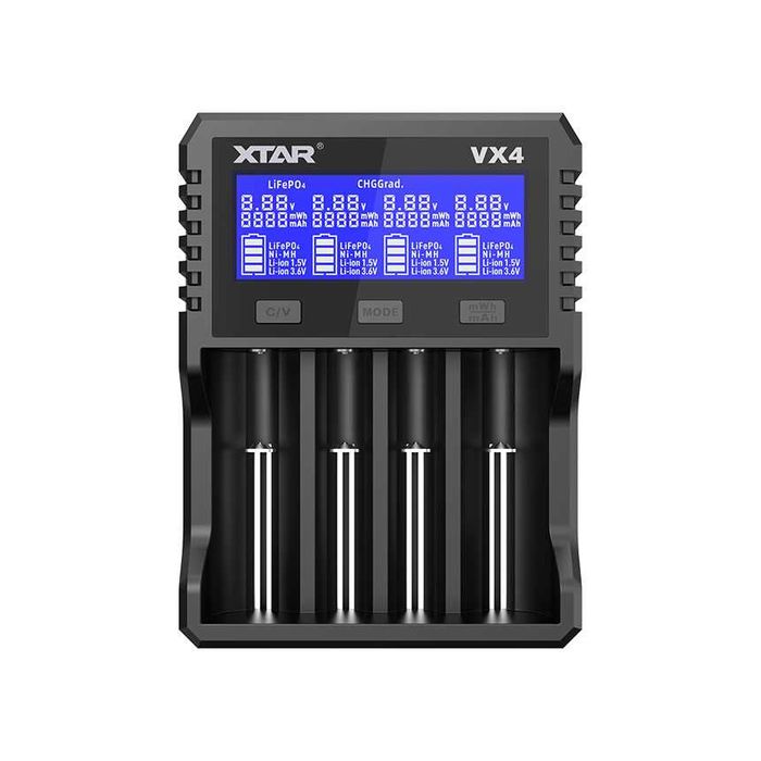XTAR VX4 Зарядний пристрій Гарантія Li-ion 1.5V 3.7V NiMH 1.2V LiFePO4