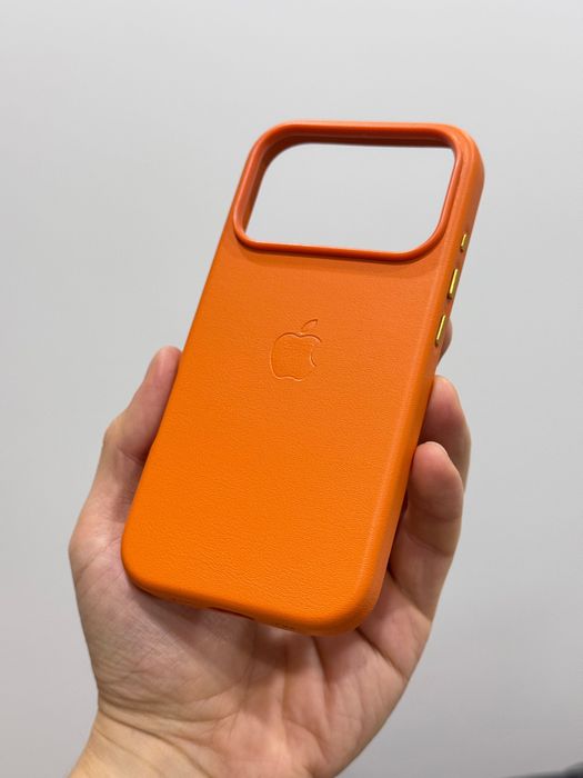 Чехол Leather Case iPhone 17 Pro | Max (MagSafe)