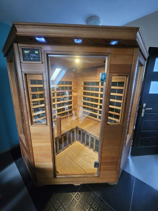 Sauna infrared podczerwień IR ozonator Radio Led niskotemperaturowa