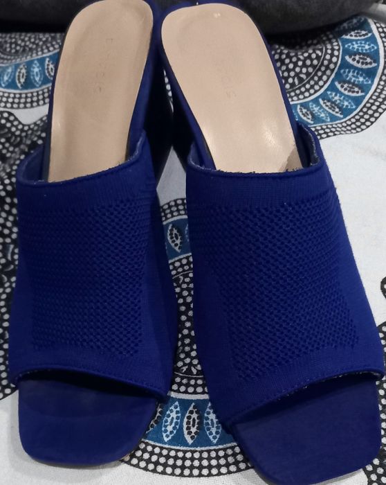 Parfois Royal Blue Mesh Sandals