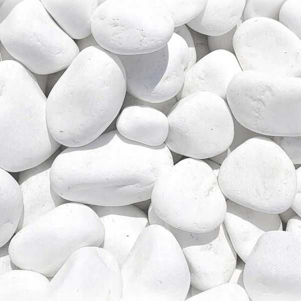 Otoczak grecki THASSOS PREMIUM 30-60 mm otaczak śnieżnobiały biały luzem / worek